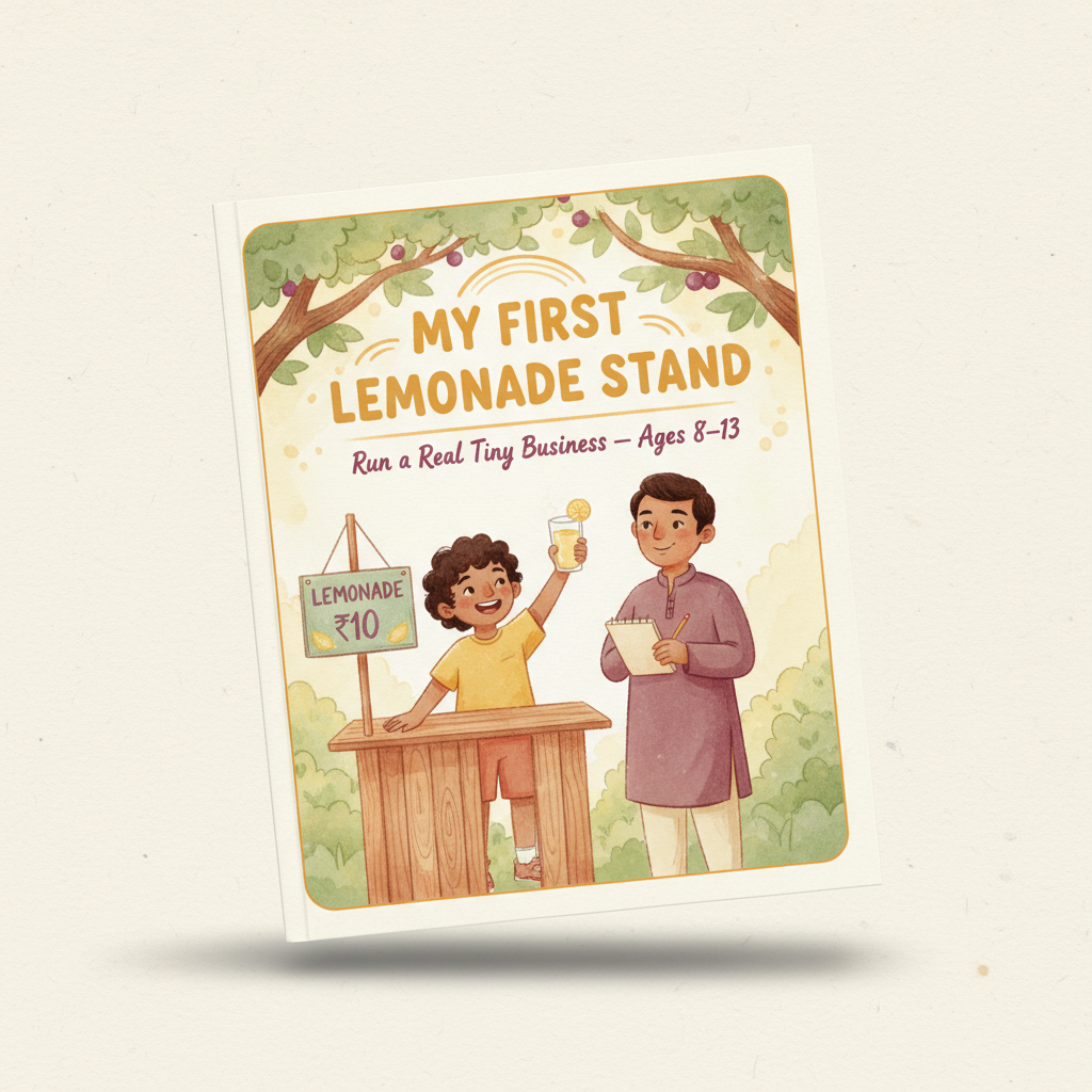My First Lemonade Stand — PDF cover mockup