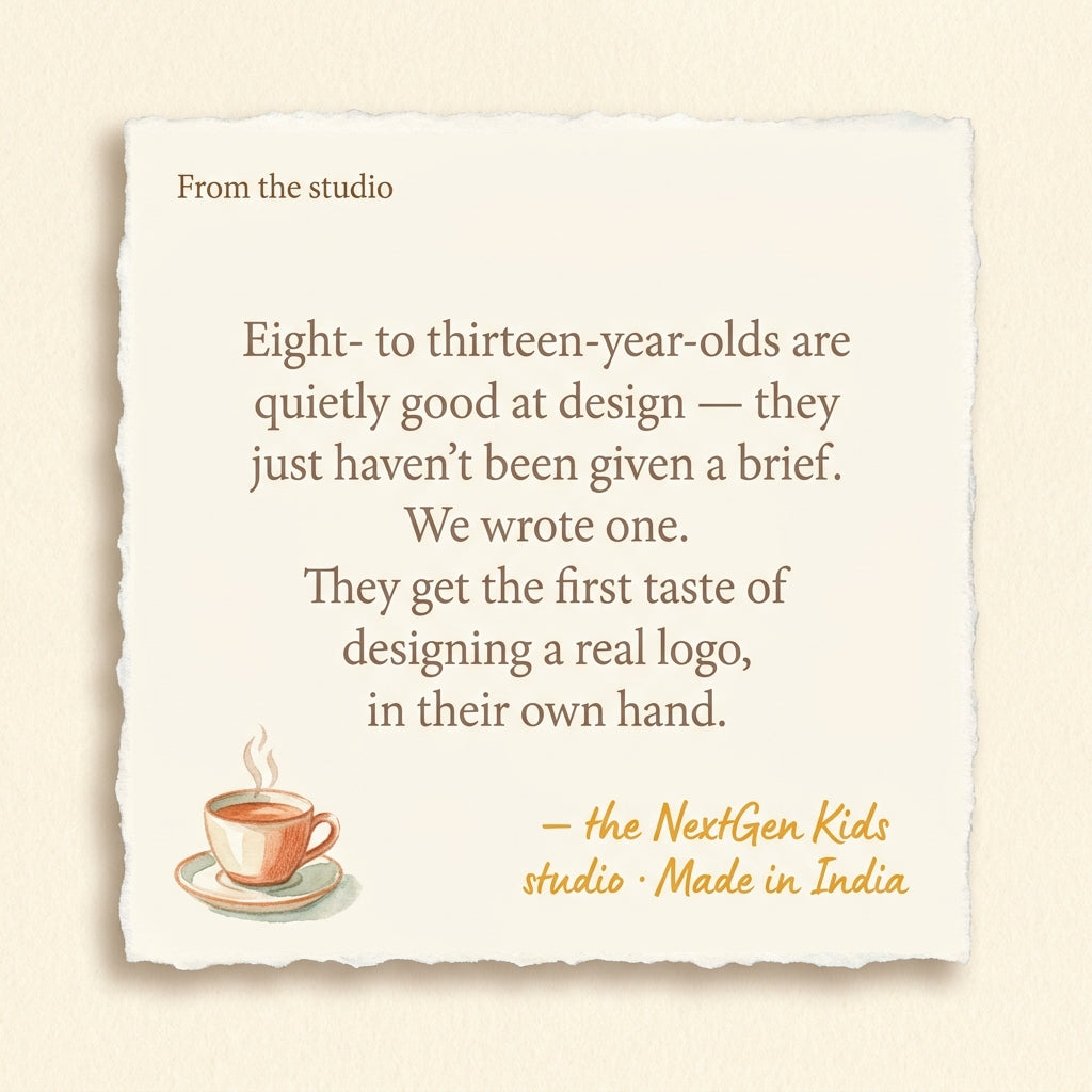 From the makers of Logo Lab — Designing Logos for Ages 8–13 — a note from the founder