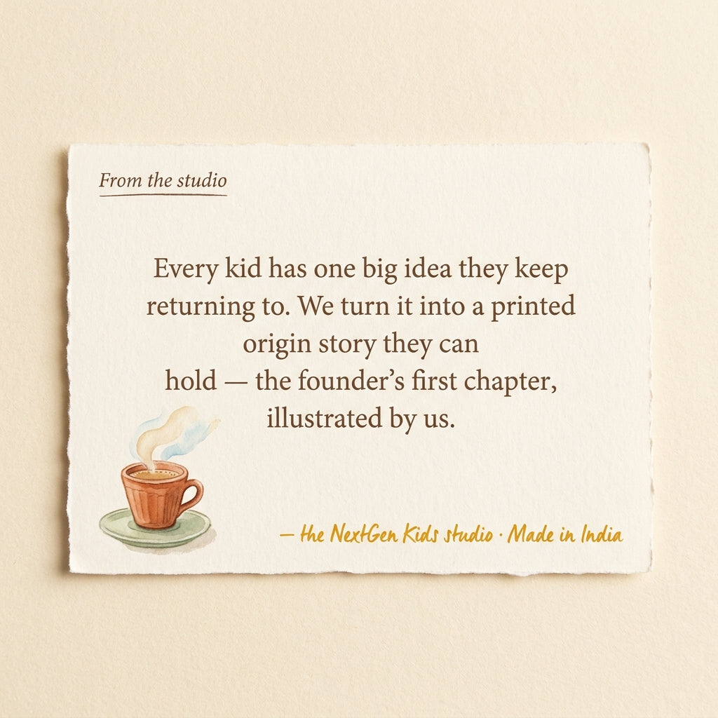From the makers of The Founder — My kid's origin story — a note from the founder