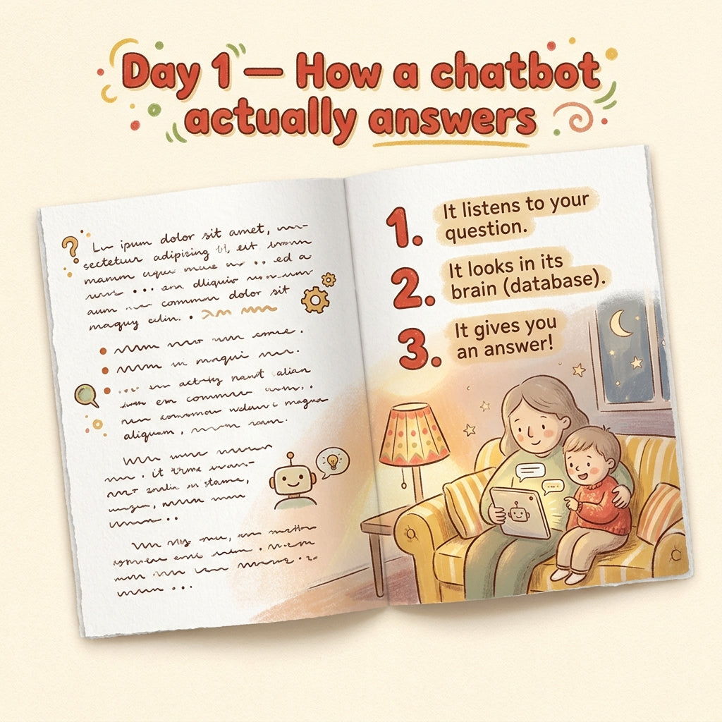 30 Evenings — Day 1 sample spread