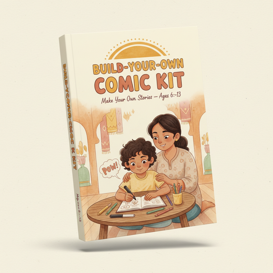 Build-Your-Own Comic Kit — PDF cover mockup