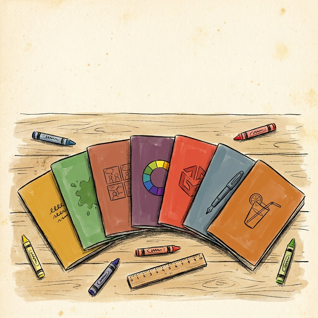 NextGen Kids — Creative Bundles — 7 workbooks fanned out — PDF cover