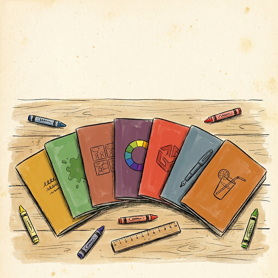 NextGen Kids — Creative Bundles — 7 workbooks fanned out — PDF cover