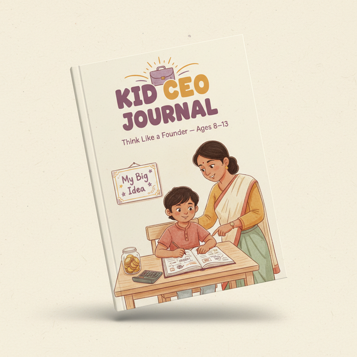 Kid CEO Journal — PDF cover mockup
