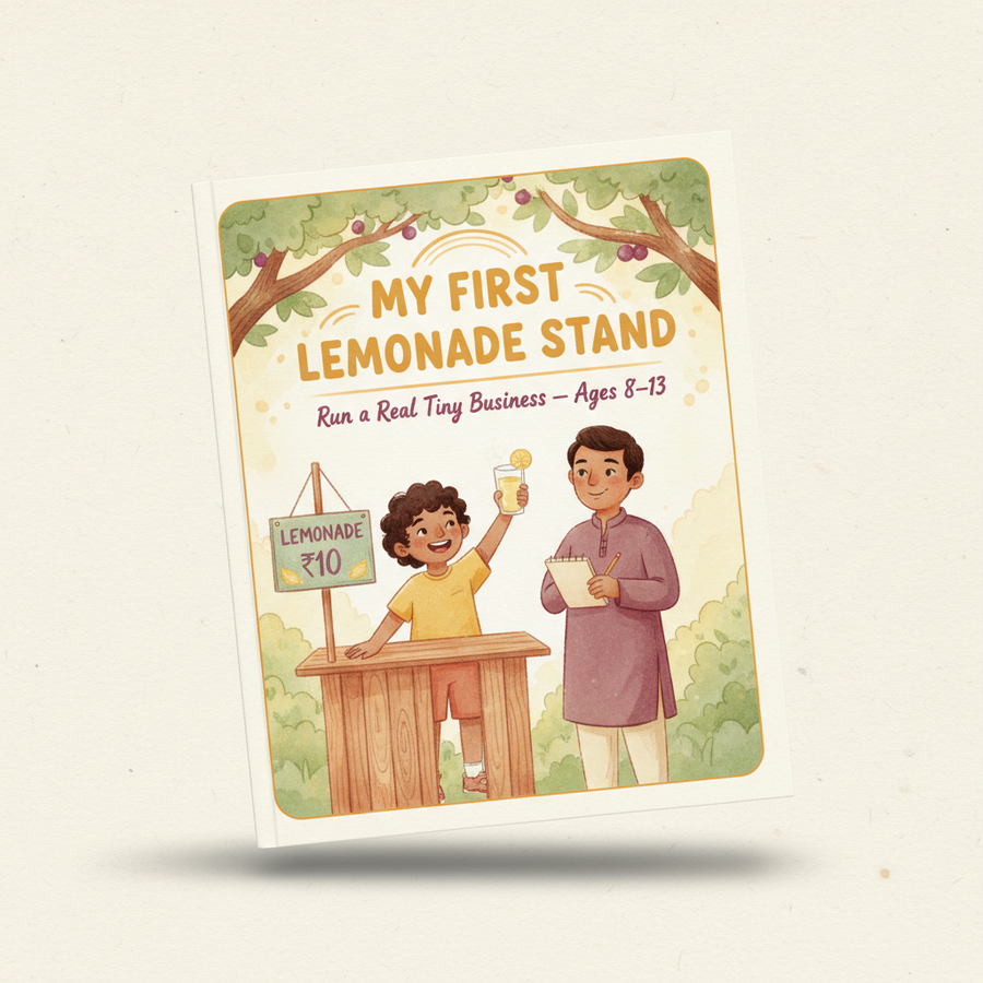 My First Lemonade Stand — PDF cover mockup