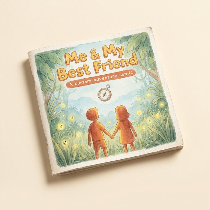 Me & My Best Friend — A custom adventure comic — paperback cover